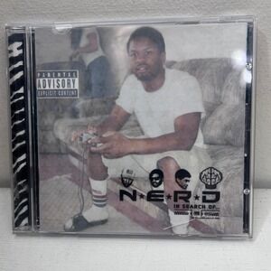 N.E.R.D In Search Of... CD Pharrell Williams Virgin Records Crack in Case